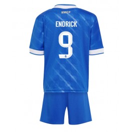 Real Madrid Endrick #9 Derde tenue Kids 2025-26 Korte Mouw (+ Korte broeken)